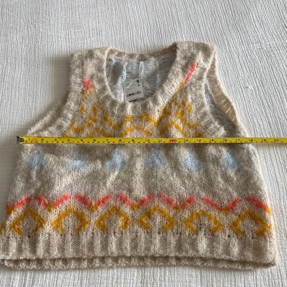 free people knit sweater vest / S / NWT - Picture 3 of 8